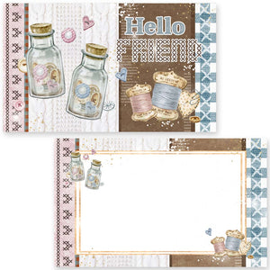 MP-61421 Stitched Together Journaling Card