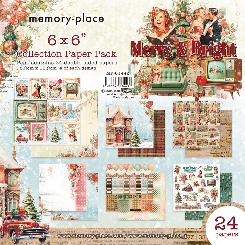 MP-61443 Merry & Bright 6x6 Collection Pack