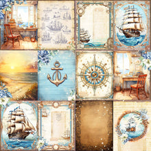 Load image into Gallery viewer, MP-61659 Sail Away 12x12 Coastal