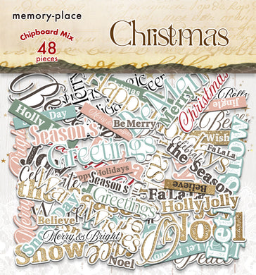 MP-61744 Christmas Chipboard Mix