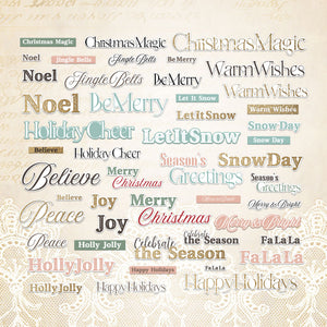 MP-61744 Christmas Chipboard Mix