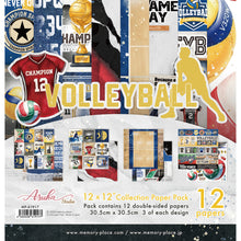 Load image into Gallery viewer, MP-61917 Vollyball 12x12 Collection Pack