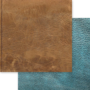 MP-60985 Leather & Wood Texture 12x12 Caramel