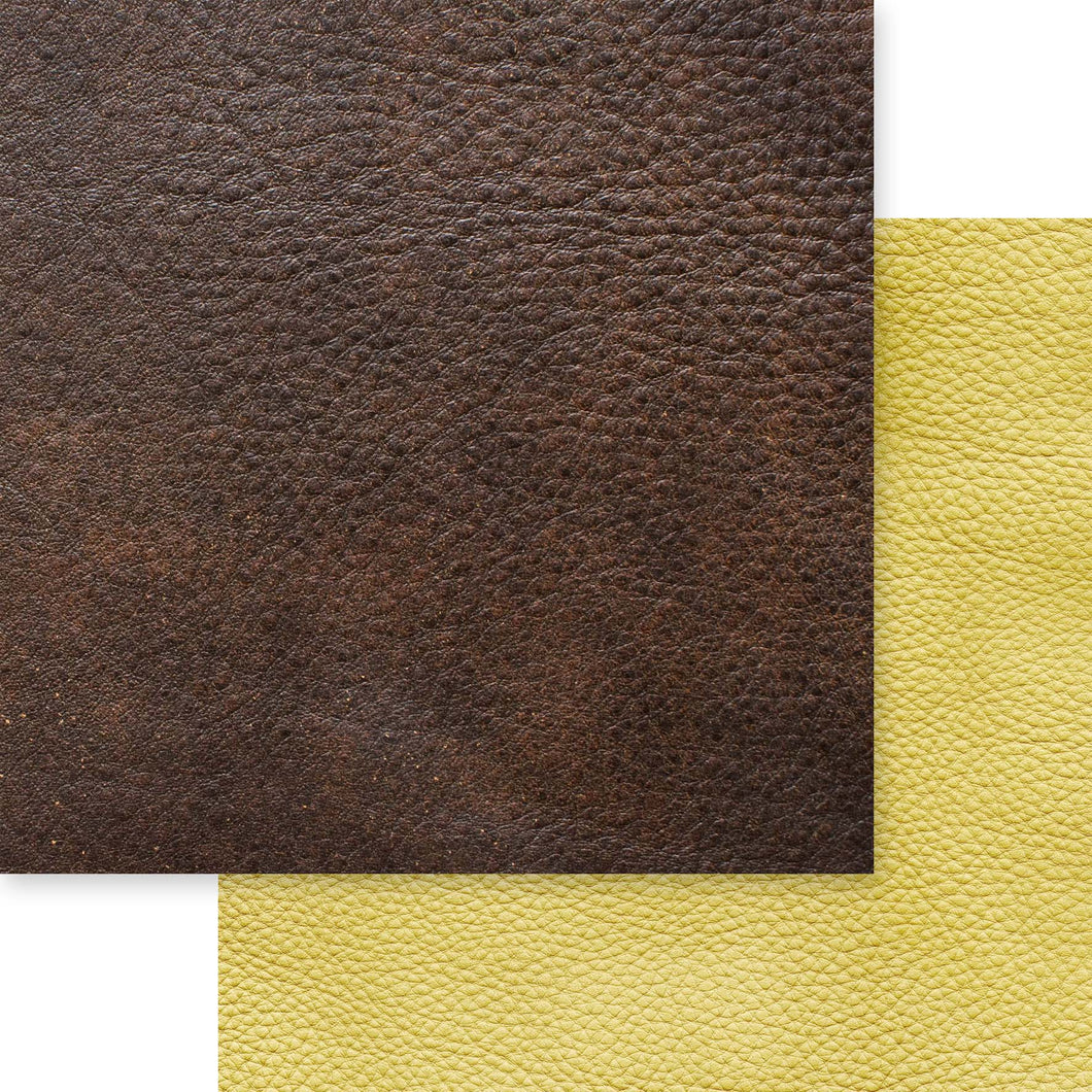 MP-60987 Leather & Wood Texture 12x12 Espresso